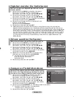 Предварительный просмотр 167 страницы Samsung LE52F9 Owner'S Instructions Manual