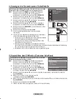 Предварительный просмотр 169 страницы Samsung LE52F9 Owner'S Instructions Manual