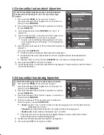 Предварительный просмотр 222 страницы Samsung LE52F9 Owner'S Instructions Manual