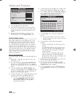 Preview for 34 page of Samsung LED TV User Manual