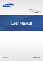 Preview for 1 page of Samsung LEVEL U User Manual