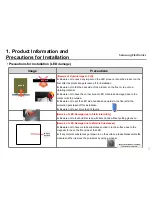 Preview for 4 page of Samsung LH015IFH SERIES Installation Manual