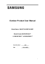 Samsung LH067XATSAC User Manual preview