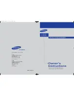 Предварительный просмотр 1 страницы Samsung LN-R1550P Manual