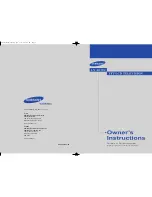 Samsung LN-R1742 Owner'S Instructions Manual preview