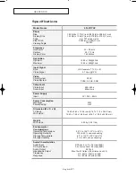 Preview for 66 page of Samsung LN-R1742 Owner'S Instructions Manual