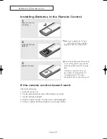 Preview for 11 page of Samsung LN-R237W Owner'S Instructions Manual