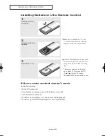 Preview for 11 page of Samsung LN-R237W1 Owner'S Instructions Manual