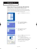 Предварительный просмотр 56 страницы Samsung LN-R237W1 Owner'S Instructions Manual