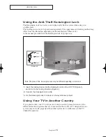 Preview for 84 page of Samsung LN-R237W1 Owner'S Instructions Manual