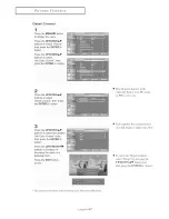 Предварительный просмотр 42 страницы Samsung LN-R3228W Owner'S Instructions Manual