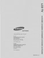 Предварительный просмотр 89 страницы Samsung LN-R3228W Owner'S Instructions Manual