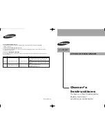 Предварительный просмотр 1 страницы Samsung LN-S2338W Owner'S Instructions Manual