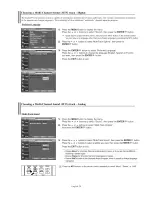 Предварительный просмотр 31 страницы Samsung LN-S3252D Owner'S Instructions Manual