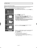 Предварительный просмотр 25 страницы Samsung LN-S3296D Owner'S Instructions Manual