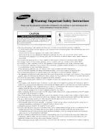 Предварительный просмотр 63 страницы Samsung LN-S4 Owner'S Instructions Manual