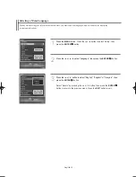 Предварительный просмотр 21 страницы Samsung LN-S4095D Owner'S Instructions Manual