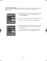 Предварительный просмотр 21 страницы Samsung LN-S4096D Owner'S Instructions Manual