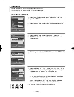 Предварительный просмотр 30 страницы Samsung LN-S4096D Owner'S Instructions Manual