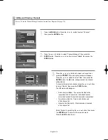 Предварительный просмотр 38 страницы Samsung LN-S4096D Owner'S Instructions Manual