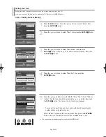 Preview for 30 page of Samsung LN-S4695D - 46" LCD TV Owner'S Instructions Manual