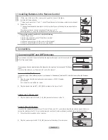 Preview for 8 page of Samsung LN-T1953H Owners Instrucitons