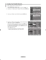 Предварительный просмотр 43 страницы Samsung LN-T2354H - 23" LCD TV Owner'S Instructions Manual