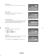 Предварительный просмотр 81 страницы Samsung LN-T2354H - 23" LCD TV Owner'S Instructions Manual