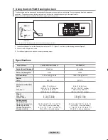 Предварительный просмотр 91 страницы Samsung LN-T2354H - 23" LCD TV Owner'S Instructions Manual