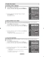 Предварительный просмотр 52 страницы Samsung LN-T375HA Owner'S Instructions Manual