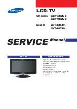 Samsung LN-T4053H Service Manual preview