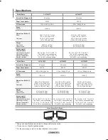 Preview for 89 page of Samsung LN-T4061F Owner'S Instructions Manual