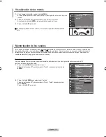 Preview for 105 page of Samsung LN-T4066F Owner'S Instructions Manual