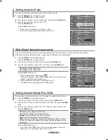 Preview for 31 page of Samsung LN-T4069F Owner'S Instructions Manual