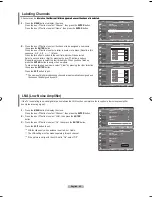 Preview for 44 page of Samsung LN-T4069F Owner'S Instructions Manual