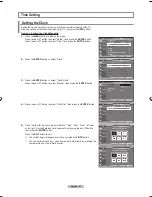 Preview for 49 page of Samsung LN-T4069F Owner'S Instructions Manual