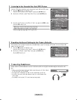 Предварительный просмотр 39 страницы Samsung LN-T4071F Owner'S Instructions Manual