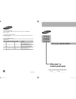 Samsung LN-T4681F - 46" LCD TV Owner'S Instructions Manual предпросмотр