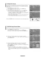 Preview for 24 page of Samsung LN-T5271F Owner'S Instructions Manual