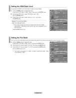 Preview for 32 page of Samsung LN-T5271F Owner'S Instructions Manual