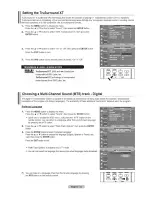 Preview for 36 page of Samsung LN-T5271F Owner'S Instructions Manual