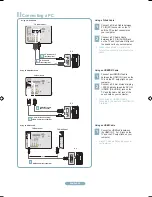 Предварительный просмотр 14 страницы Samsung LN0B530 Quick Setup Manual