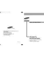 Предварительный просмотр 1 страницы Samsung LN15S51BP Owner'S Instructions Manual