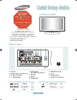 Samsung LN19B650 - 19" LCD TV Quick Setup Manual preview