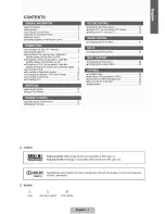 Preview for 3 page of Samsung LN19B650 - 19" LCD TV User Manual