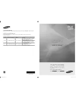 Samsung LN22B460 User Manual preview