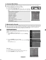 Предварительный просмотр 22 страницы Samsung LN2A620A1F User Manual