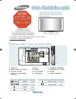 Предварительный просмотр 12 страницы Samsung LN32A550P3F Quick Setup Manual