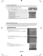 Preview for 19 page of Samsung LN32A650 - 32" LCD TV User Manual