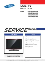 Samsung LN32A650A1H Service Manual preview